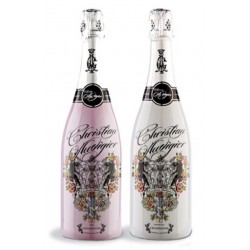 2 BOUTEILLES  COLLECTION CHAMPAGNE FACTICE 75CL CHRISTIAN AUDIGIER BRUT ET ROSE