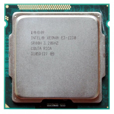 CPU INTEL Xeon Quad Core E3-1230 3.2 Ghz 8Mo LGA1155 SR00H