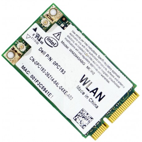 CARTE WIFI MINI-PCI EXPRESS DELL  WM3945ABG MOW2 INTEL PRO WIRELESS 0PC193