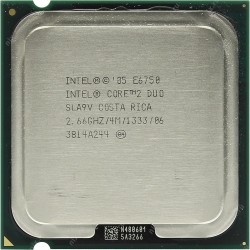 CPU INTEL Core 2 Duo E6750 2.66 Ghz 4Mo 1333 Mhz LGA775 SLA9V