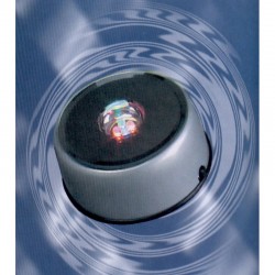 SOCLE LUMINEUX TOURNANT Ã  COULEURS ALTERNANTES, PLATEAU DIAMETRE 10 cm