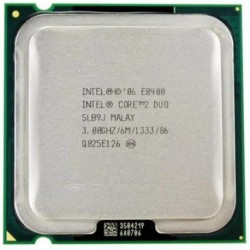 CPU INTEL Core 2 Duo E8400 3 Ghz 6 Mo 1333 Mhz LGA775 SLB9J